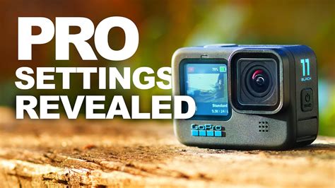 best gopro 11 settings for youtube